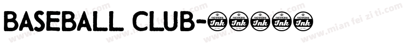 Baseball Club字体转换